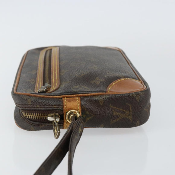 LOUIS VUITTON Monogram Marly Dragonne GM Clutch Bag M51825 LV Auth th6337