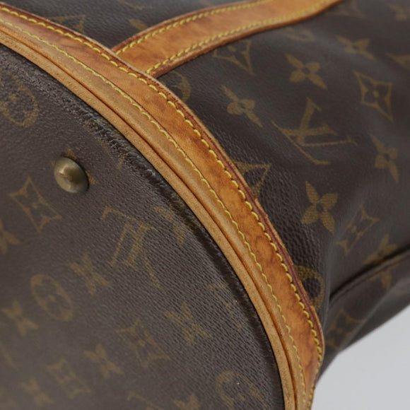 LOUIS VUITTON Monogram Bucket GM Shoulder Bag M42236 LV Auth th6339