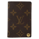 LOUIS VUITTON Monogram Porto Cartes Crdit Pression Card Case M60937 Auth th6343-13