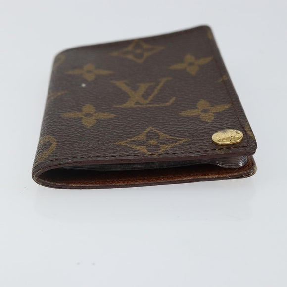 LOUIS VUITTON Monogram Porto Cartes Crdit Pression Card Case M60937 Auth th6343
