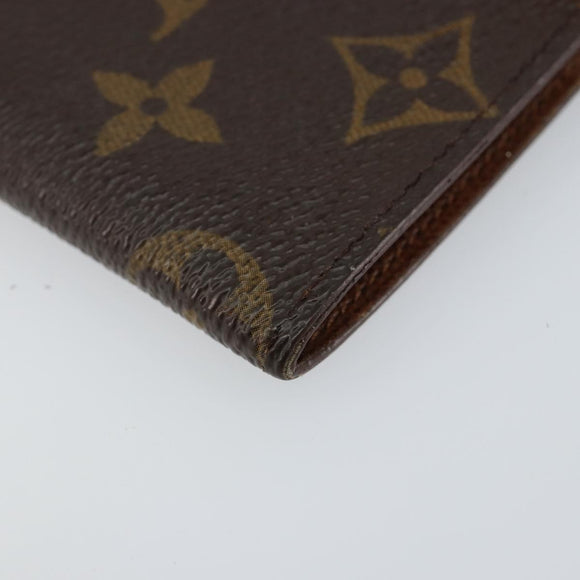 LOUIS VUITTON Monogram Porto Cartes Crdit Pression Card Case M60937 Auth th6343