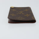 LOUIS VUITTON Monogram Porto Cartes Crdit Pression Card Case M60937 Auth th6344-5