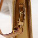 LOUIS VUITTON Monogram Vernis Lexington Pouch Beige M91010 LV Auth th6345-17