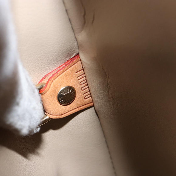 LOUIS VUITTON Monogram Vernis Houston Hand Bag Beige M91004 LV Auth th6347