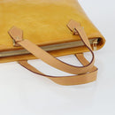 LOUIS VUITTON Monogram Vernis Houston Hand Bag Beige M91004 LV Auth th6347-7