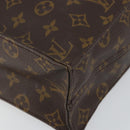 LOUIS VUITTON Monogram Sac Plat Hand Bag M51140 LV Auth th6350-15