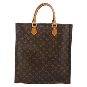 LOUIS VUITTON Monogram Sac Plat Hand Bag M51140 LV Auth th6350 - 0