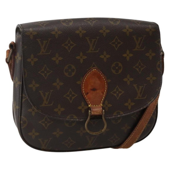 LOUIS VUITTON Monogram Saint Cloud GM Shoulder Bag M51242 LV Auth th6351
