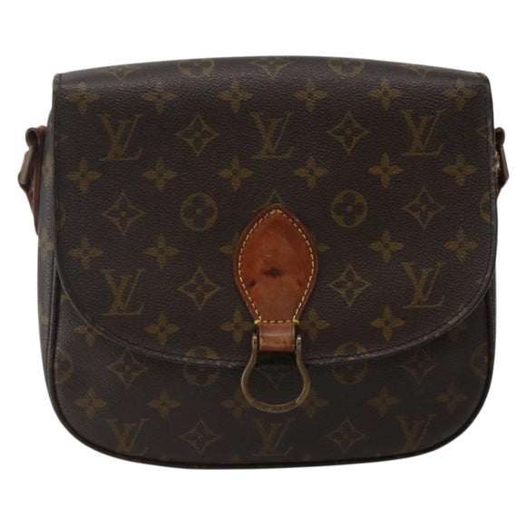 LOUIS VUITTON Monogram Saint Cloud GM Shoulder Bag M51242 LV Auth th6351