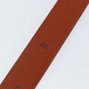 LOUIS VUITTON Epi Ceinture Belt 34.3"" Brown LV Auth th6353-11