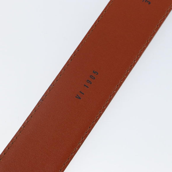 LOUIS VUITTON Epi Ceinture Belt 34.3"" Brown LV Auth th6353