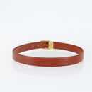 LOUIS VUITTON Epi Ceinture Belt 34.3"" Brown LV Auth th6353-2