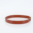 LOUIS VUITTON Epi Ceinture Belt 34.3"" Brown LV Auth th6353-4