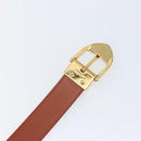 LOUIS VUITTON Epi Ceinture Belt 34.3"" Brown LV Auth th6353-7