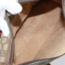 GUCCI GG Supreme Web Sherry Line Hand Bag PVC Beige 58 02 039 Auth th6355-17