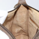 GUCCI GG Supreme Web Sherry Line Hand Bag PVC Beige 58 02 039 Auth th6355-19