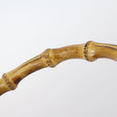 GUCCI Bamboo Hand Bag Leather 2way Black Gold 001 1638 Auth th6357-9