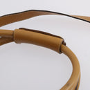 FENDI Pecan Canvas Boston Bag Coated Canvas 2way Black Brown Auth th6359-10