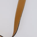 FENDI Pecan Canvas Boston Bag Coated Canvas 2way Black Brown Auth th6359-14
