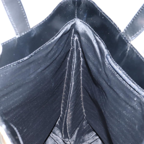 BURBERRY Nova Check Hand Bag PVC Beige Auth th6360