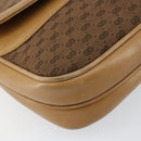 GUCCI Micro GG Canvas Shoulder Bag PVC Beige Gold 30 001 3627 Auth th6366-14