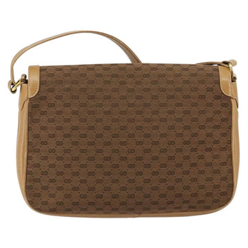 GUCCI Micro GG Canvas Shoulder Bag PVC Beige Gold 30 001 3627 Auth th6366 - 0