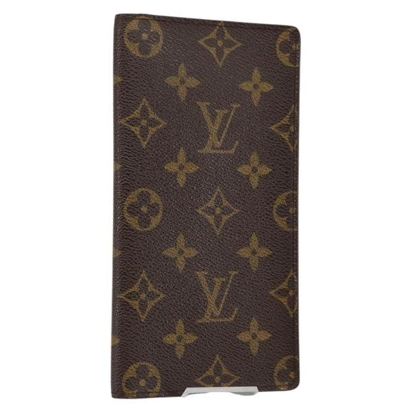 LOUIS VUITTON Monogram Porte Cartes Credit Billfold Wallet M60825 LV Auth th6367
