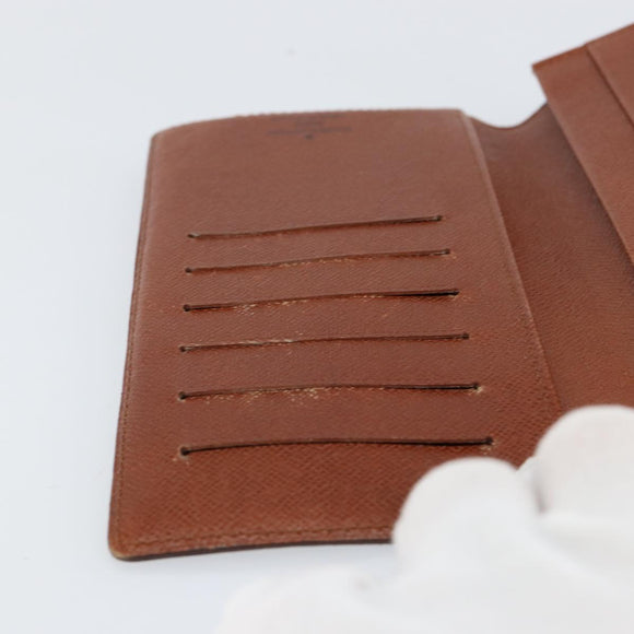 LOUIS VUITTON Monogram Porte Cartes Credit Billfold Wallet M60825 LV Auth th6367