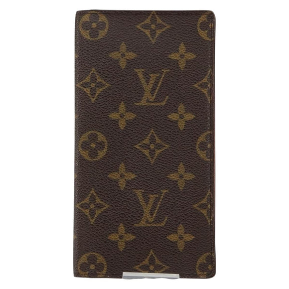 LOUIS VUITTON Monogram Porte Cartes Credit Billfold Wallet M60825 LV Auth th6367