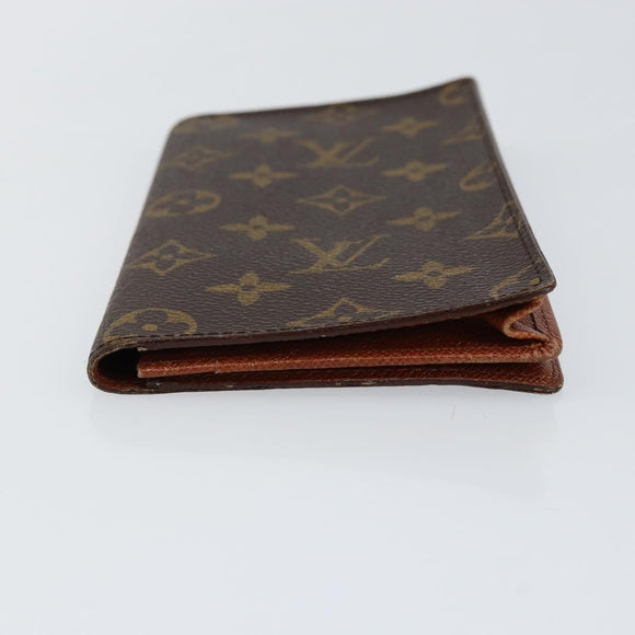 LOUIS VUITTON Monogram Porte Cartes Credit Billfold Wallet M60825 LV Auth th6367