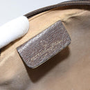 GUCCI GG Supreme Web Sherry Line Clutch Bag PVC Beige Red 75 01 012 Auth th6368-9