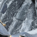 GUCCI Bamboo Hand Bag Suede Leather 2way Black Gold 001 3444 1638 Auth th6369-10