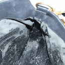 GUCCI Bamboo Hand Bag Suede Leather 2way Black Gold 001 3444 1638 Auth th6369-19