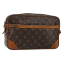 LOUIS VUITTON Monogram Compiegne 28 Clutch Bag M51845 LV Auth th6374-1