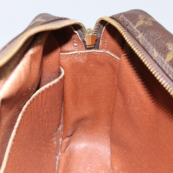 LOUIS VUITTON Monogram Compiegne 28 Clutch Bag M51845 LV Auth th6374