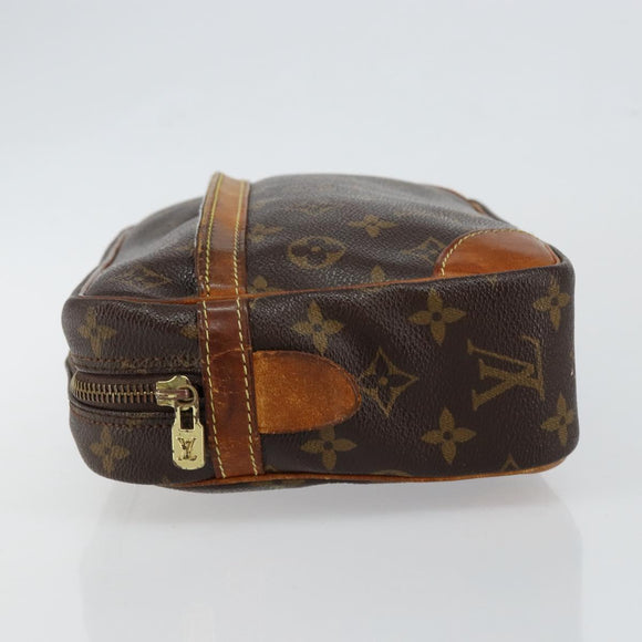 LOUIS VUITTON Monogram Compiegne 28 Clutch Bag M51845 LV Auth th6374