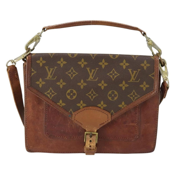 LOUIS VUITTON Monogram Sac Biface Hand Bag 2way M51310 LV Auth th6376