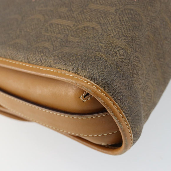 GUCCI Shoulder Bag Canvas Leather Beige Gold 001 14 0712 Auth th6380