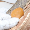 GUCCI Shoulder Bag Canvas Leather Beige Gold 001 14 0712 Auth th6380-12