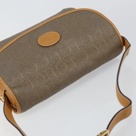 GUCCI Shoulder Bag Canvas Leather Beige Gold 001 14 0712 Auth th6380