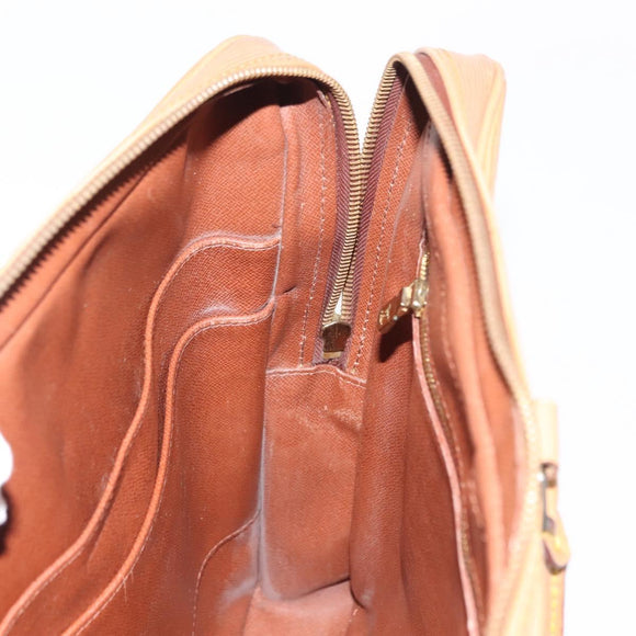 LOUIS VUITTON Epi Porte Documents Voyage Business Bag Beige M54476 Auth th6381