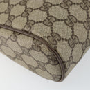 GUCCI GG Supreme Web Sherry Line Clutch Bag PVC Beige Red 89 01 012 Auth th6382-11