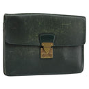 LOUIS VUITTON Taiga Pochette Kourad Clutch Bag Epicea M30194 LV Auth th6383-1