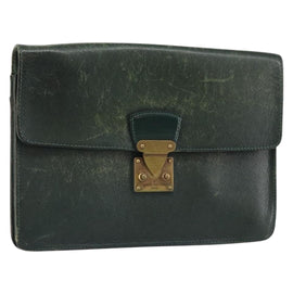 LOUIS VUITTON Taiga Pochette Kourad Clutch Bag Epicea M30194 LV Auth th6383