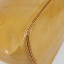 LOUIS VUITTON Monogram Vernis Houston Hand Bag Beige M91004 LV Auth th6384-15