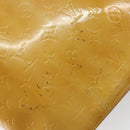 LOUIS VUITTON Monogram Vernis Houston Hand Bag Beige M91004 LV Auth th6384-9