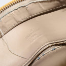 LOUIS VUITTON Monogram Vernis Houston Hand Bag Beige M91004 LV Auth th6384-20