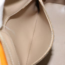 LOUIS VUITTON Monogram Vernis Houston Hand Bag Beige M91004 LV Auth th6384-23