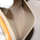 LOUIS VUITTON Monogram Vernis Houston Hand Bag Beige M91004 LV Auth th6384-24