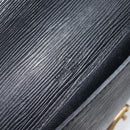 LOUIS VUITTON Epi Porte Documents Senateur Briefcase Black M54452 LV Auth th6385-17